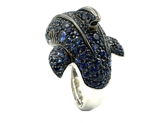 Bague 51 HENRI J. SILLAM Bague 2 ors, saphirs et rubis 58 Facettes