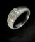 Bague 54 Bague d'époque année 1960/70 or blanc diamants 58 Facettes