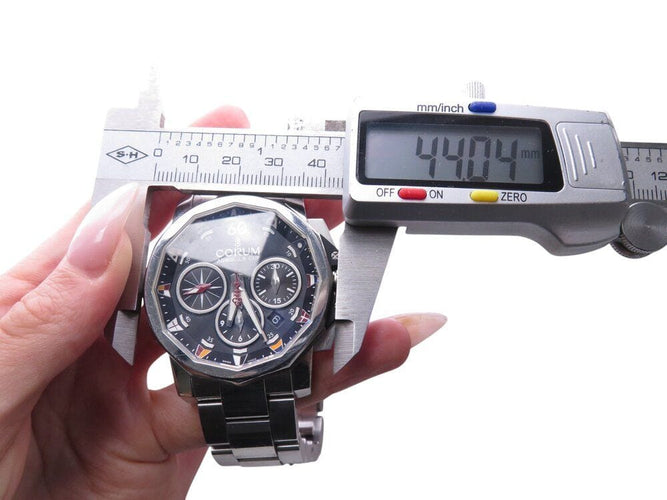Montre montre CORUM admirals cup challenger 01.0007 chrono 44 mm auto acier 58 Facettes 269317