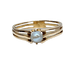 Bague 49 Bague en or rose perle fine vers 1900 58 Facettes AB663