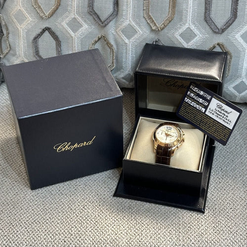 Montre Montre Chopard Elton John (Ref 161285-5002) en or rose 18k de 2014. Automatique. 39 mm. Serie Limitee 500 ex. 58 Facettes FB10383