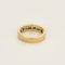 Bague 51 Bague jonc en or jaune et diamants de taille baguette 58 Facettes CRE0100X8
