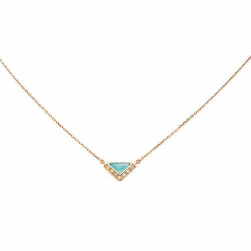 Collier Collier Or rose Diamant 58 Facettes 4553815CN