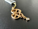 Pendentif Hermès - Pendentif "Chaine d'Ancre Enchainée" Or Rose Diamant 58 Facettes