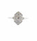 Bague 52 Bague en or blanc et diamants tendance art déco 58 Facettes
