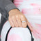 Bague 51 Bague jarretière en or jaune et opales 58 Facettes CLA04293