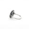 Bague Bague Pompadour Art-Déco Saphir Diamants 58 Facettes