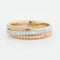 Bague 52 BAGUE 3 OR 18 CARATS 58 Facettes REF 9041/19