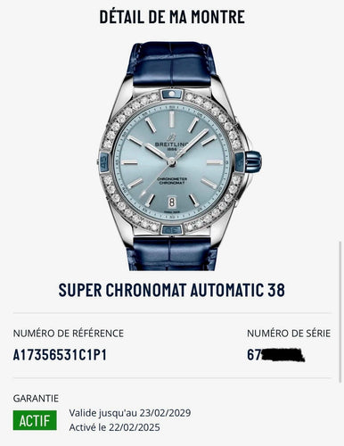 Montre Breitling Chronomat Diamants 58 Facettes