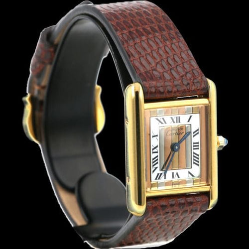 Montre Cartier Montre Tank Vermeil 58 Facettes MT42403