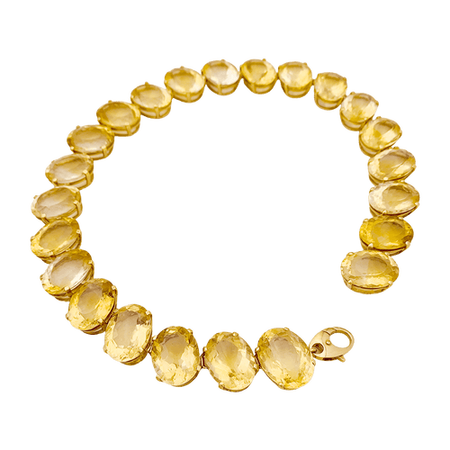 Collier Collier or jaune et citrines. 58 Facettes 34695