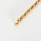 Bracelet Gourmette maille alternée or jaune et blanc 58 Facettes LP671