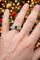 Bague 59 Bague vintage en or jaune et platine avec saphir et diamants 58 Facettes 50394