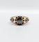Bague 56.5 Bague jonc bombé antique en or 14k et diamant taille rose 58 Facettes A06623