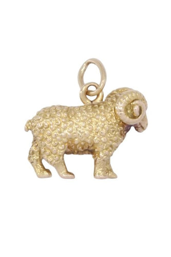 Pendentif Pendentif bélier or jaune 58 Facettes 091031