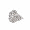 Bague 56 CHANEL - Bague Bouton de Camélia en or blanc et diamants 58 Facettes