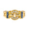 Bague 54 Bague  Or jaune Diamant, Saphir 58 Facettes 3804083CN