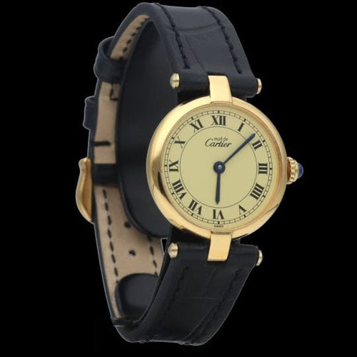 Montre Cartier Montre Must De Cartier Vermeil 58 Facettes MT44104