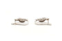 Boucles d'oreilles Boucles d'oreilles contemporaines en or blanc serties de diamants 58 Facettes B624
