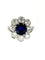 Bague 50 Bague Belle Époque platine, saphir et diamants 58 Facettes