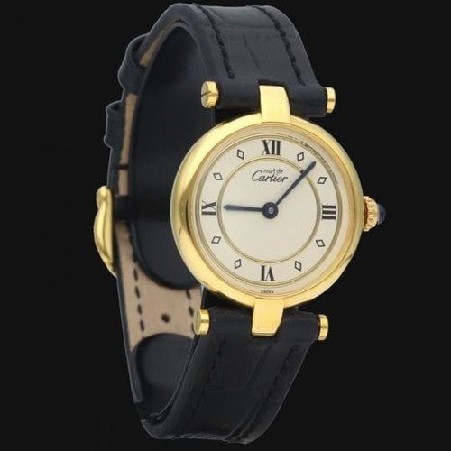Montre Cartier Montre Must De Cartier Vermeil 58 Facettes MT42959