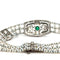 Bracelet BRACELET ART DECO EMERAUDE PERLES DIAMANTS ONYX 58 Facettes Réf 1_0000019/1