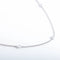 Collier COLLIER A CHAINE OR GRIS 8 DIAMANTS 58 Facettes