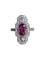 Bague 52.5 Bague style Art Déco en or jaune et platine 58 Facettes