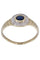 Bague 53 BAGUE MODERNE SAPHIR ET DIAMANTS 58 Facettes 086581