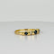 Bague Bague vintage avec saphirs bleus et diamants 58 Facettes 2505010