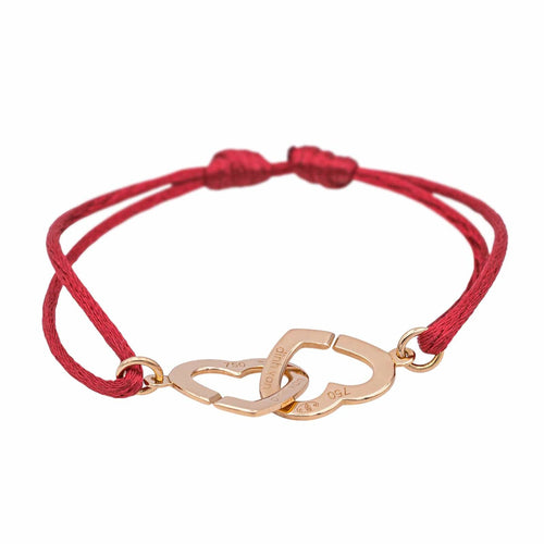 Bague Dinh Van Bague Double coeur Or rose 58 Facettes 3914638CN