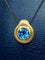 Pendentif Pendentif en or jaune et topaze bleue 58 Facettes AB355