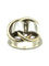 Bague 52 HERMES/GAETAN DE PERCIN. Bague vintage argent et or jaune 18K 58 Facettes