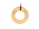Pendentif pendentif DINH VAN cible mm or jaune 18k & diamants  damonds 58 Facettes 266787