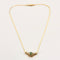 Collier Collier or jaune, émeraude et diamants 58 Facettes 250243