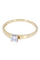Bague 54 BAGUE SOLITAIRE DIAMANT 0.12 CARAT 58 Facettes 086301