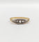 Bague 58 Bague jarretière Art Déco or jaune, diamants taille rose (circa 1920) 58 Facettes A06032