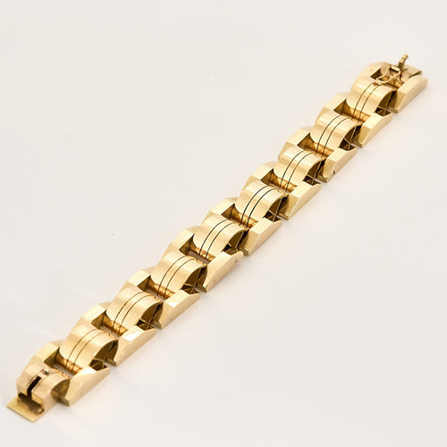 Bracelet Bracelet Tank en or rose 58 Facettes THI04232