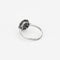 Bague 52 Fine bague de jeune fille en or blanc, perle et roses diamantées 58 Facettes FOU11502