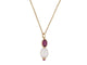 Collier collier POIRAY perles precieuses pm grenat 711122 en or 18k 58 Facettes 265554