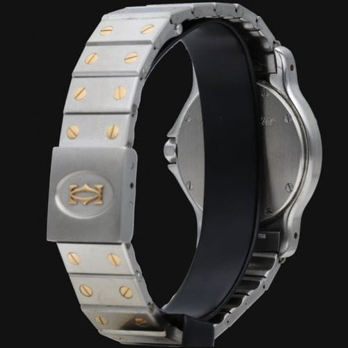 Montre Cartier Montre Santos Ronde Octagon Or Jaune 18K Et Acier 58 Facettes MT44455