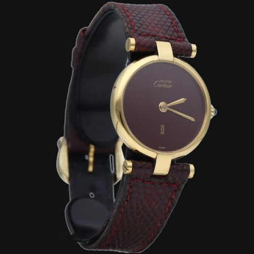 Montre Cartier Montre Must De Cartier Vermeil 58 Facettes MT41246