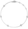 Bracelet Bracelet en or blanc 18 carats 5 diamants 58 Facettes