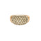 Bague 64 Bague en or jaune, platine et diamants taillés en rose. 58 Facettes CAL2430