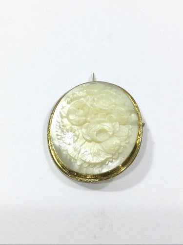 Pendentif Broche pendentif Or Et Nacre 58 Facettes 949001