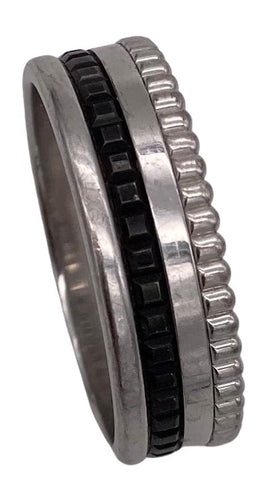 Bague 61 Bague Boucheron Quatre Black Or Gris 58 Facettes