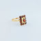 Bague 53 Bague en or jaune 18 carats et grenats 58 Facettes 33020