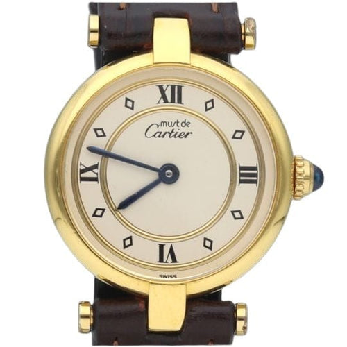Montre Cartier Montre Must De Cartier Vermeil 58 Facettes MT41201