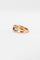 Bague Jonc en or jaune, saphir et diamants