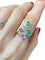 Bague 53 Bague végétale or jaune et blanc 58 Facettes